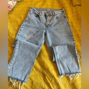 NWOT Extra High Rise Straight Jeans